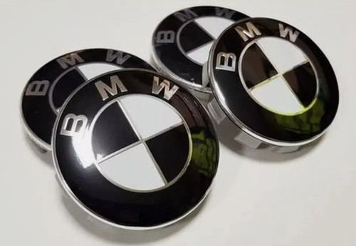 Cache moyeu jante bmw noir - cache,
